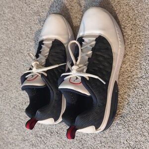 Jordan's Shoes Size 10 Men Size 11 Women Classic Blue & White Casual In Great Co